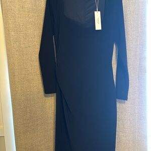 Ever New Black Long Sleeve Dress
